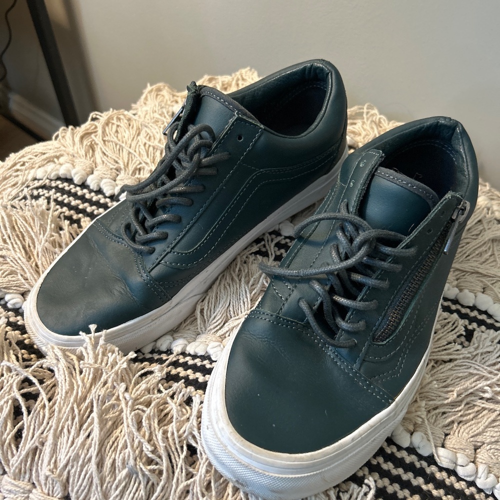 Leather vans